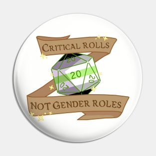 critical rolls not gender roles (agender) Pin