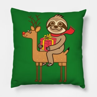 Sloth Xmas Pillow