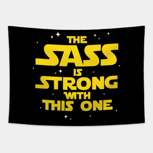 The Sass Is Strong With This One Sci-Fi Tapestry