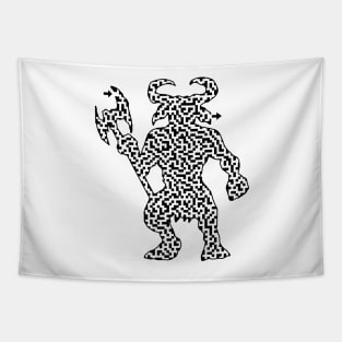 Minotaur Maze Tapestry