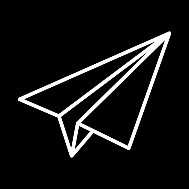 Paper plane origami (dark backgrounds) by Gabriel Pastor Store