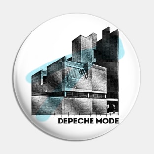 Depeche Mode Industrial Collage Fanart Tribute Pin