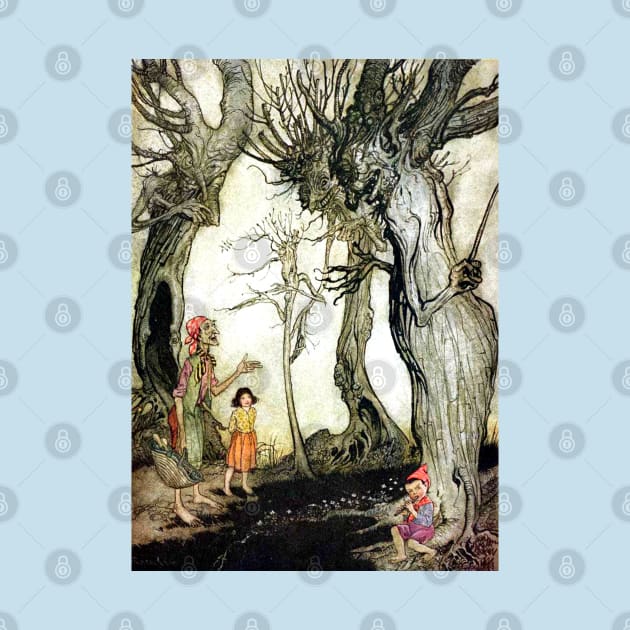 Trees and the Axe - Arthur Rackham by forgottenbeauty