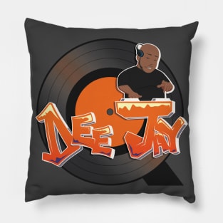 OW Dee Jay Q Big Logo Pillow