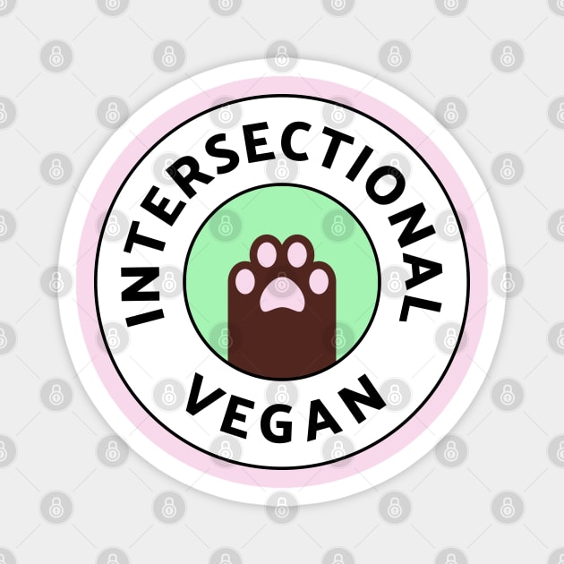 Intersectional Vegan Magnet by Football from the Left