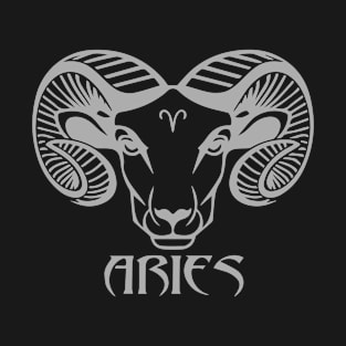 Aries Ram Horns Face T-Shirt