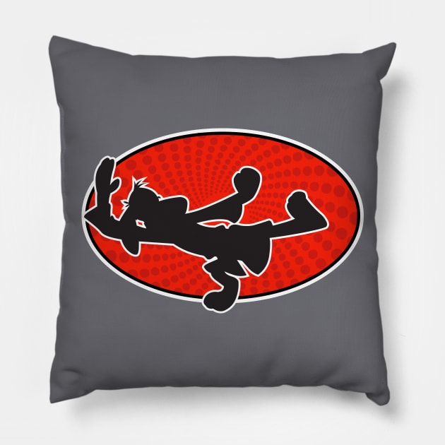 hong kong phooey logo Pillow by CoySoup