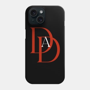 Dad-Devil (text only, red/white) Phone Case