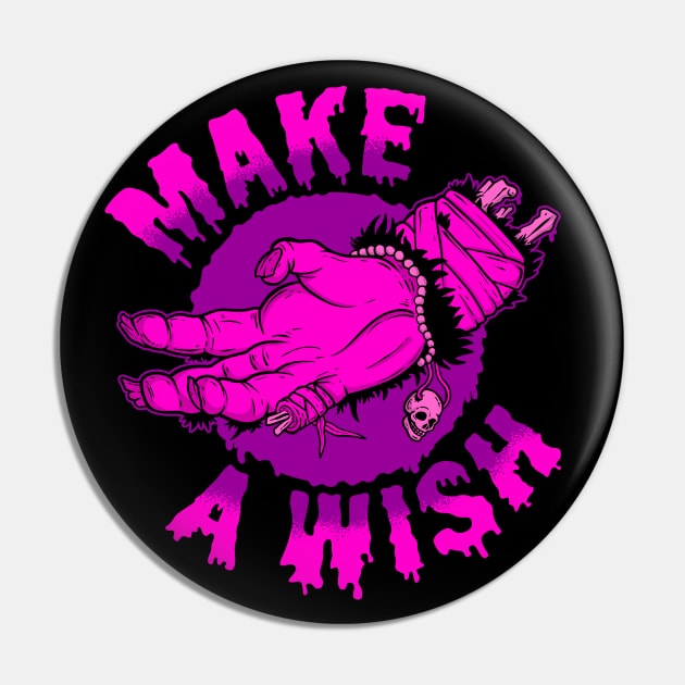 Make a Wish (purple) Pin by Spazzy Newton