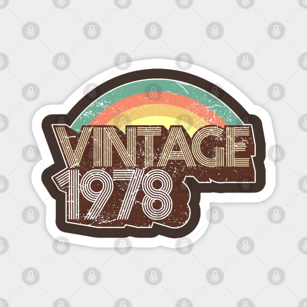 Vintage 1978 Magnet by Styleuniversal