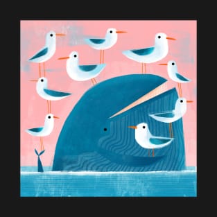 Whale Gulls T-Shirt