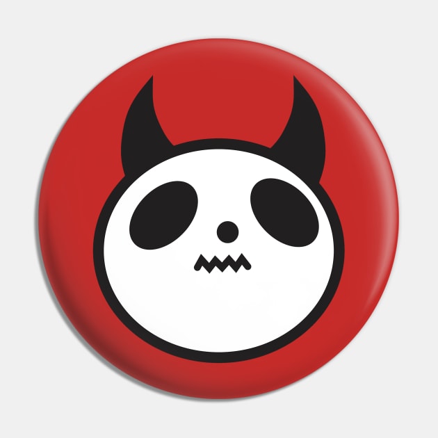 Angry Mad Panda Pin by BIBLIOTEECA