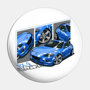 Mazda RX8, JDM Car Pin