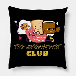 The Real Breakfast club, Bacon, egg, coffee and toast Pillow