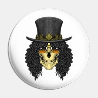 Slash skull head Pin