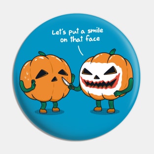 Smiley pumpkin Pin