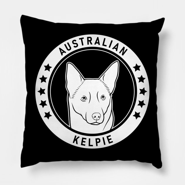 Australian Kelpie Fan Gift Pillow by millersye