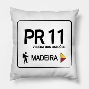 Madeira Island PR11 VEREDA DOS BALCÕES logo Pillow