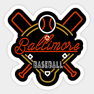 Baltimore Orioles Bird by © Buck Tee Originals - Baltimore Orioles -  Sticker