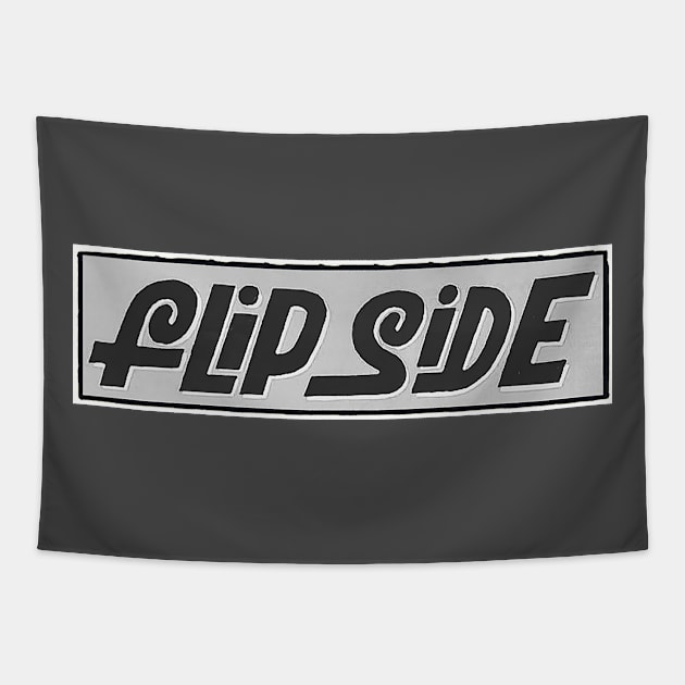 Flipside Fanzine Logo Tapestry by Hudley Flipside