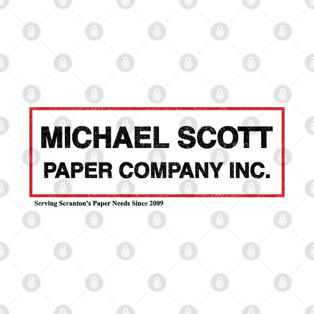 Michael Scott Paper Company The Office TShirt TeePublic