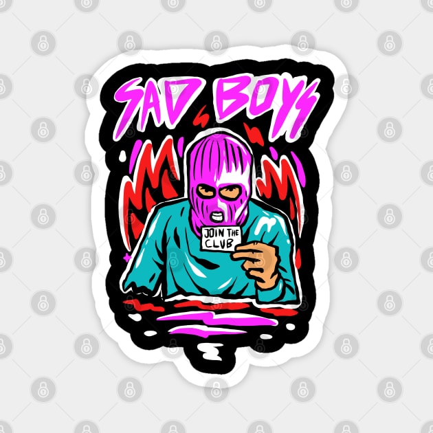 Sad Boyz Magnet by sapstudiodesign