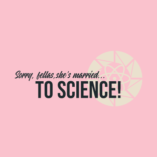 Married To Science (Retro Version) T-Shirt