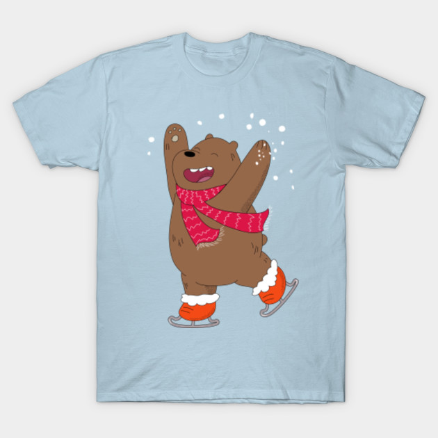 Merry Bear Christmas Grizzly Bear We Bare Bears T Shirt