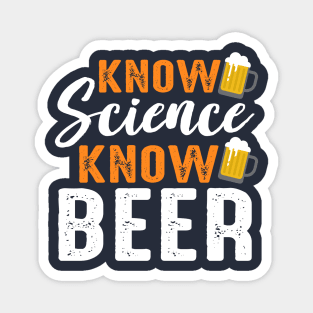 Know Science - Know beer Magnet