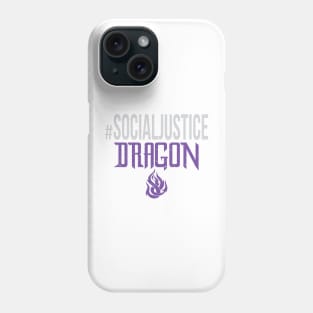 #SocialJustice Dragon - Hashtag for the Resistance Phone Case