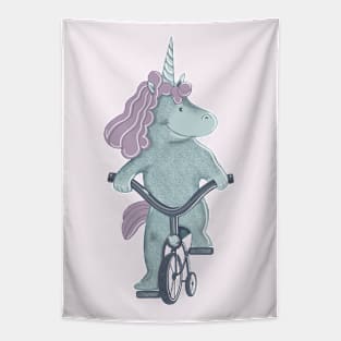 Happy Unicorn Tapestry