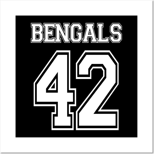 Cincinnati Bengals Poster, Cincinnati Bengals NFL Print – McQDesign