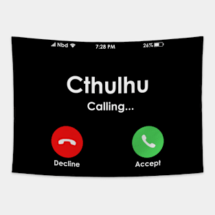 Cthulhu is Calling Tapestry