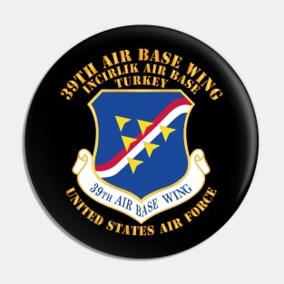 39th Airbase Wing - 3rd AF - Incirlik Air Base - Turkey Pin