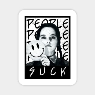 People suck W. Addams Magnet