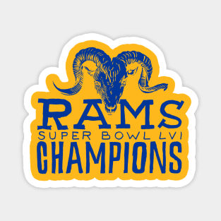 Los Angeles Raaaams 20 champions Magnet