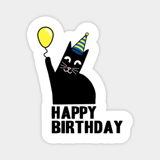 Happy Birthday Geburtstag Katzen Papa Shirt Katze Magnet