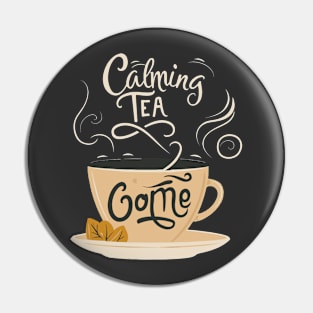 Calming Tea Leaves Pin