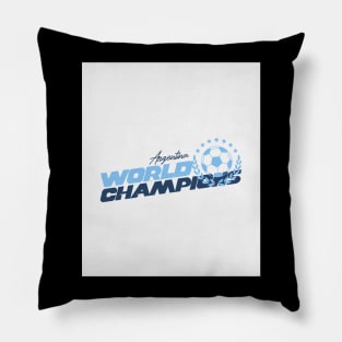 Argentina Soccer World Champion FIFA World Cup Qatar 2022 Pillow