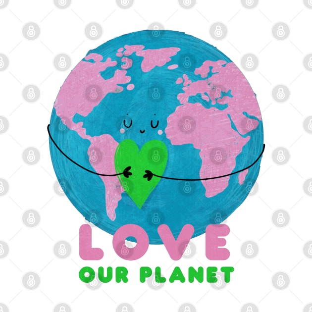 LOVE OUR PLANET by NICHOLACOWDERYILLUSTRATIONS 