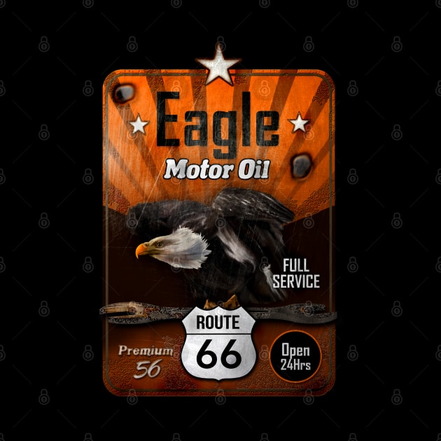 Route 66 Eagle Gasoline by hardtbonez