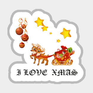 I love Xmas Magnet