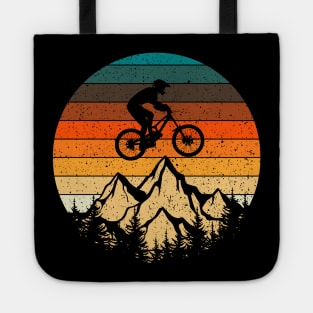 Mountainbike Downhill Retro Vintage Gift Tote