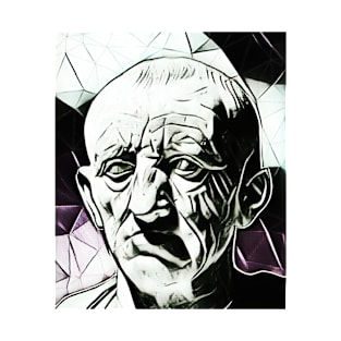 Cato the Elder Black And White Portrait | Cato the Elder Artwork 3 T-Shirt