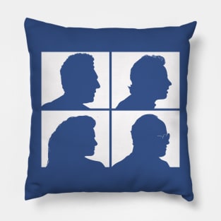 Seinfeld 4 - Simple Silhouette Design Pillow