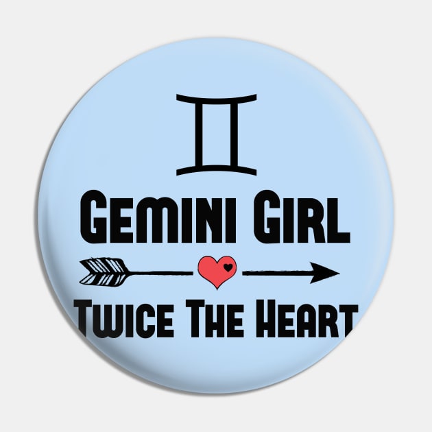 Gemini Gift Astrology Design Zodiac Fashion Shirt Mug Gift Pin by InnerMagic