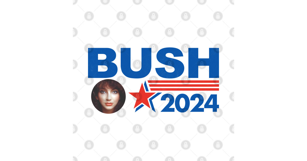 Vote Bush 2024 // Kate Bush Fan Art Kate Bush Tank Top TeePublic
