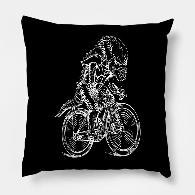 SEEMBO Alien Cycling Bicycle Bicycling Riding Biking Bike Pillow by SEEMBO