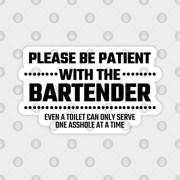 bartender Magnet by Tali Publik