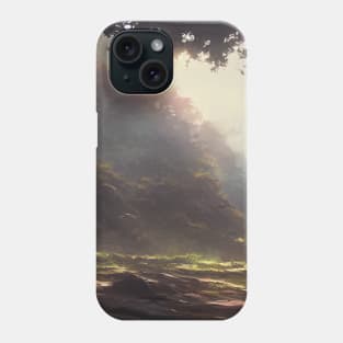 landscape pictures for wall grassy Phone Case